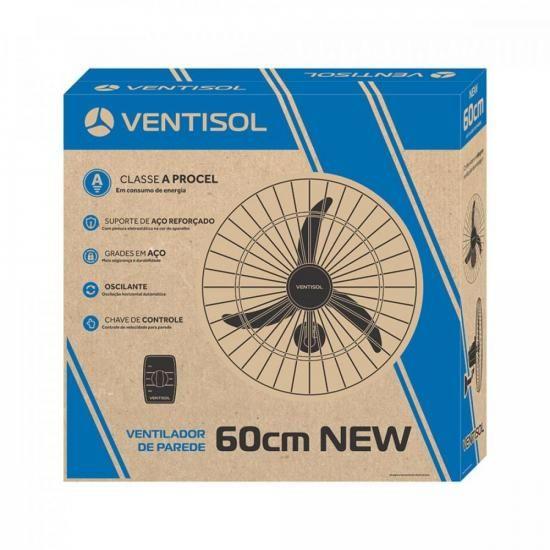 Imagem de Ventilador de Parede Ventisol New Premium 60cm Preto 127v