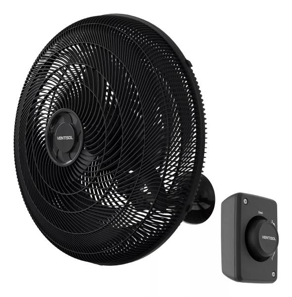 Imagem de Ventilador de Parede Ventisol Oscilante New 50Cm Preto 220v