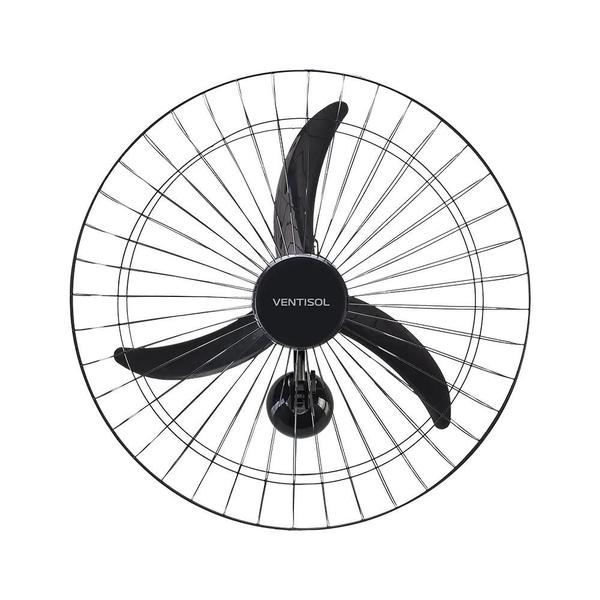 Imagem de Ventilador de Parede Ventisol Oscilante Premium 60cm New Preto 3 Velocidades 220v 