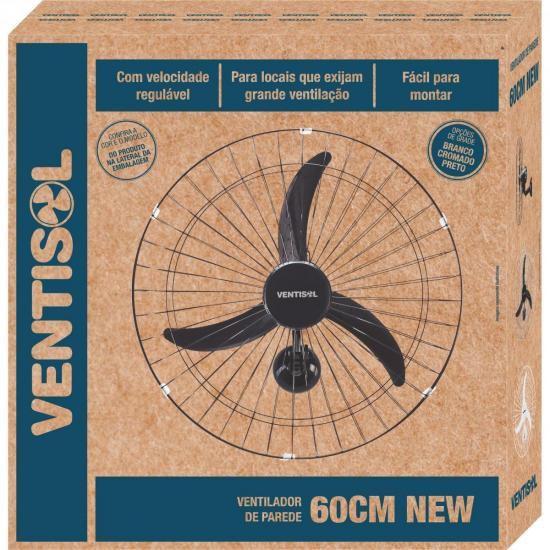 Imagem de Ventilador De Parede Ventisol Premium 127V 60Cm Preto