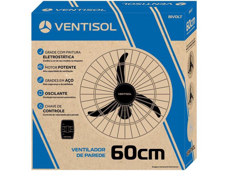 Imagem de Ventilador de Parede Ventisol Premium 60cm - 3 Velocidades