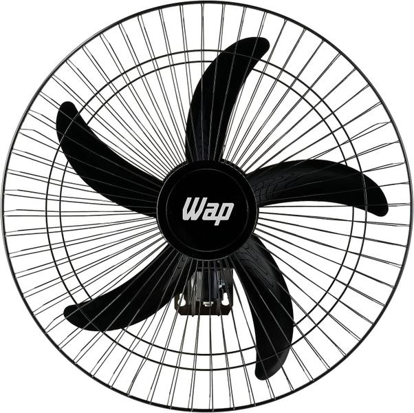 Imagem de Ventilador De Parede Wap Rajada Pro 60 Turbo Com 5 Pás Preto Bivolt 