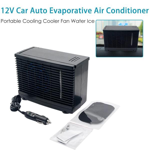 Imagem de Ventilador de refrigerador de ar condicionado portátil para carro Unifizz 12V preto