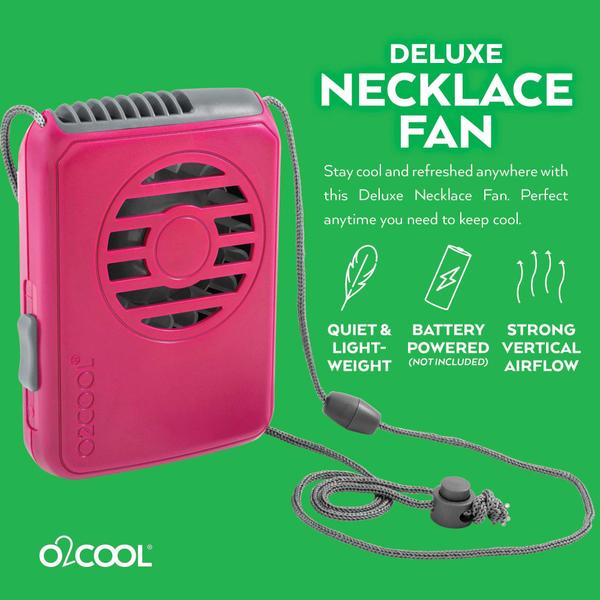 Imagem de Ventilador de resfriamento O2COOL Neck Personal Travel alimentado por bateria