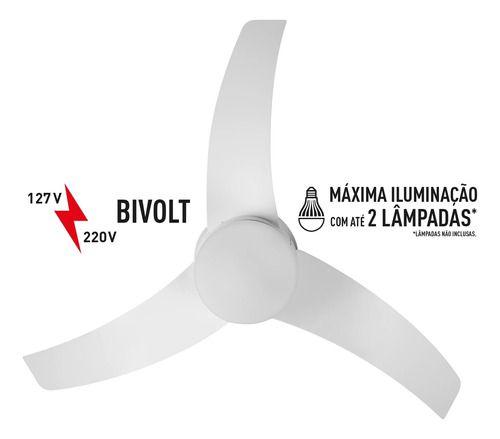 Imagem de Ventilador De Teto Arno Vx10 Ultimate Branco 3 Pas Bivolt