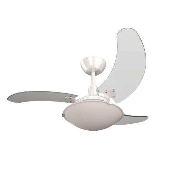 Imagem de Ventilador de Teto Aura Branco 110V 3 Pás Transparentes