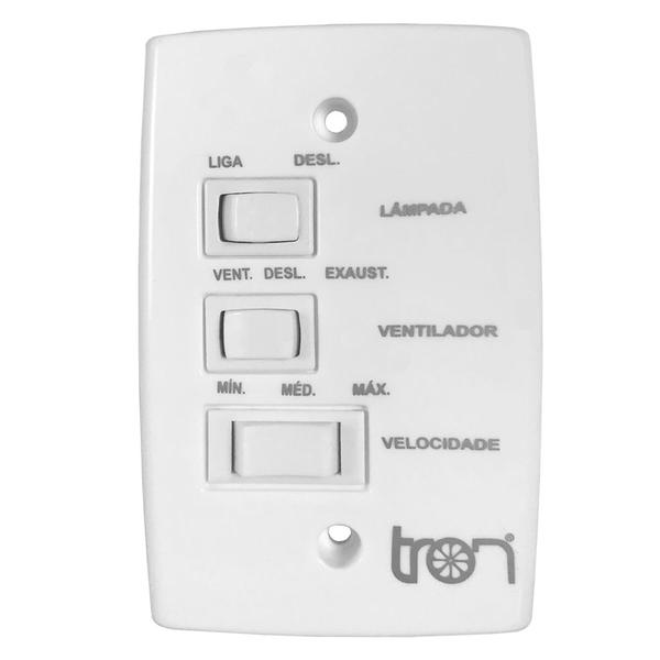 Imagem de Ventilador de Teto Aventador Branco Led 3 Pás Silencioso - Tron