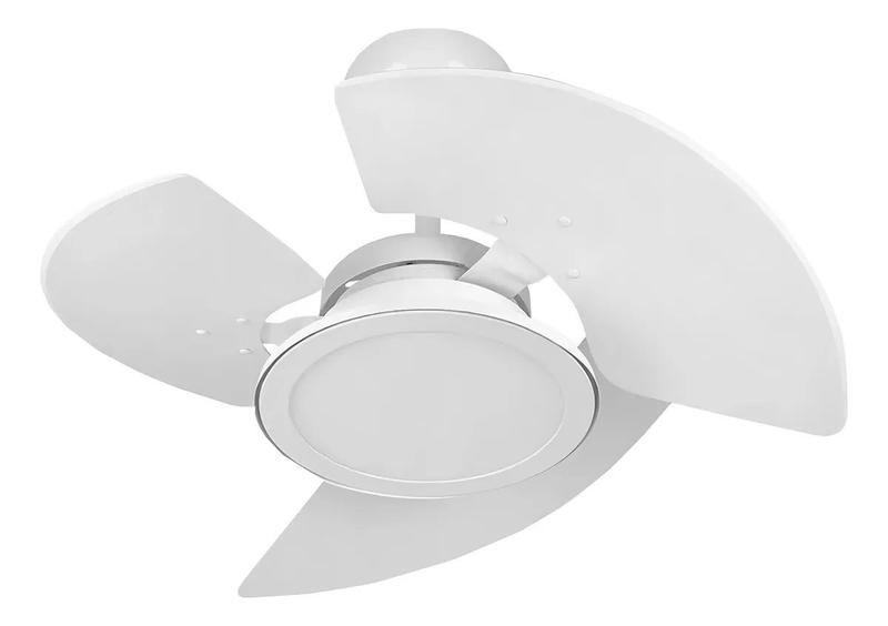 Imagem de Ventilador De Teto Aventador Led 24w 6000k Branco 3 Pás 127v 130w Tron