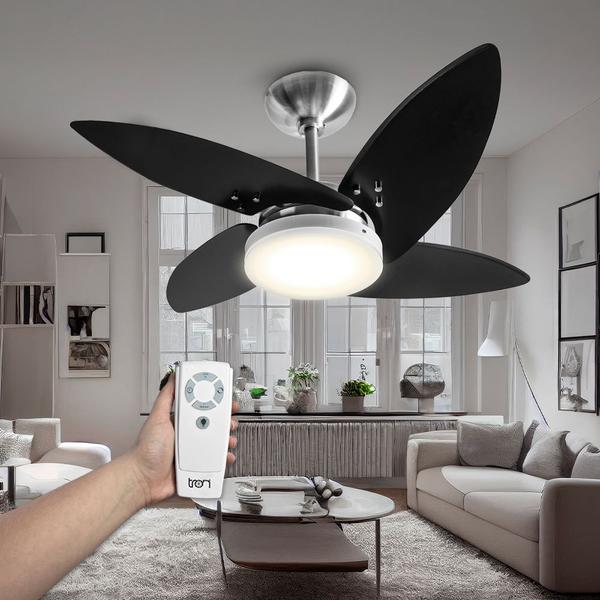 Imagem de Ventilador De Teto Azzam Led Com Controle Remoto Compatível Com Alexa