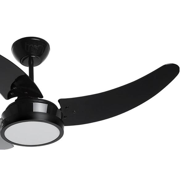 Imagem de Ventilador De Teto Búzios Max Led 220V Preto Silencioso Tron