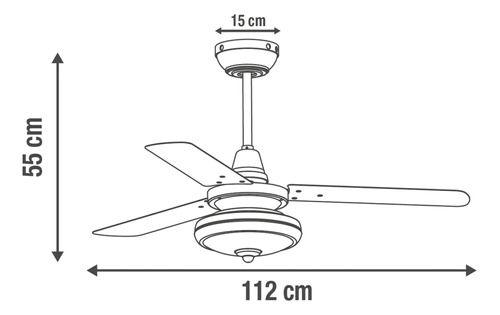 Imagem de Ventilador De Teto Com Controle Remoto 112cm Factor 220v 