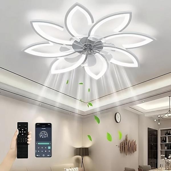 Imagem de Ventilador De Teto Com Controle Remoto De Luzes LED Intelar 78cm 3000k-6000k