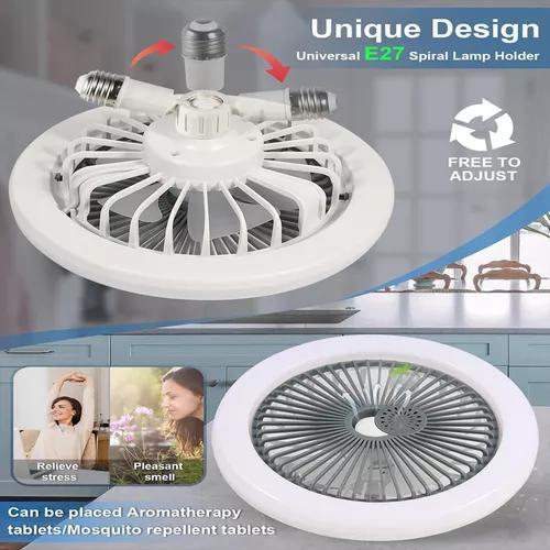 Imagem de Ventilador De Teto Com Lâmpada Led Com Controle Remoto 3 Mod Diâmetro 230 Mm