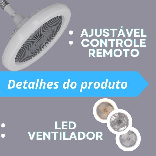 Imagem de Ventilador De Teto Com Luminária E Controle Sofisticado