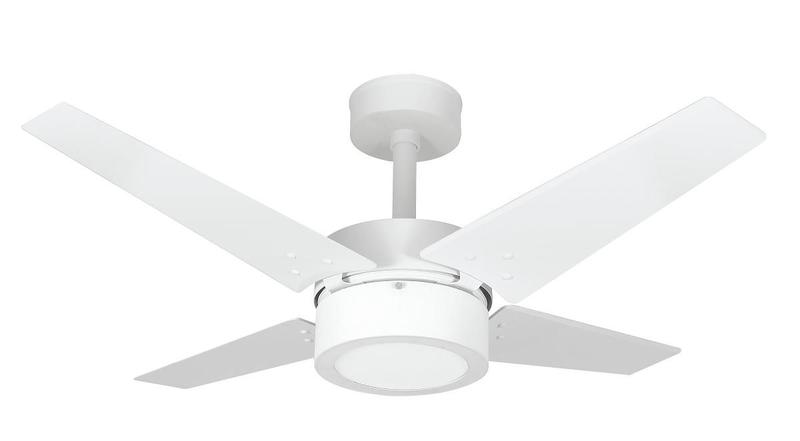 Imagem de Ventilador de Teto Infinity Linea LED 6000K Branco 4 Pás 110 V + Controle 1054