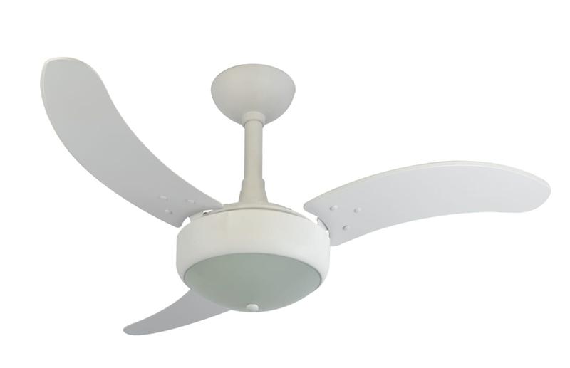 Imagem de Ventilador de Teto Infinity Lux Branco 3 Pás MDF Bco 110V+Controle 2003