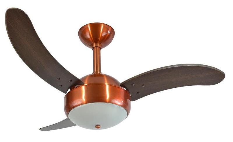 Imagem de Ventilador de Teto Infinity Max Cobre 3 Pás MDF Tabaco 220V 1007