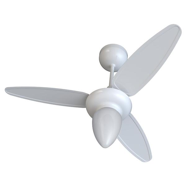 Ventilador de Teto Inverter Wind Branco com Controle Remoto Bivolt E-27 Ventisol Imagem de Ventilador de Teto Inverter Wind Branco com Controle Remoto Bivolt E-27 Ventisol