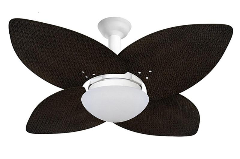 Imagem de Ventilador de Teto Jet Aspen Venti-Delta Branco Rattan Marrom 220V