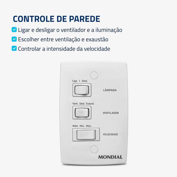 Imagem de Ventilador de Teto Mondial Maxi Air VTE-01