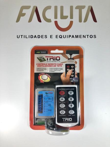 Imagem de Ventilador de Teto New Delta Light Pr/Mg 110V+Controle R.