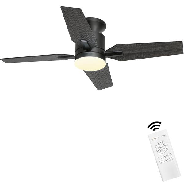 Imagem de Ventilador de teto Ohniyou 40cm com luzes e controle remoto preto