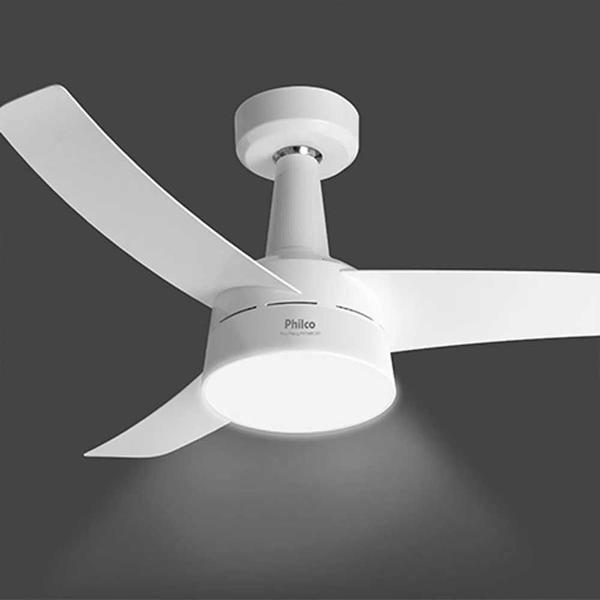 Imagem de Ventilador De Teto Philco 3 Em 1 Led 145W Pvt08B Branco 127V