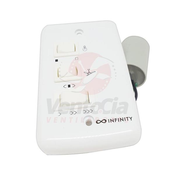 Imagem de Ventilador de Teto Plus 2012 Branco Infinity 03 Pás Brancas 127v