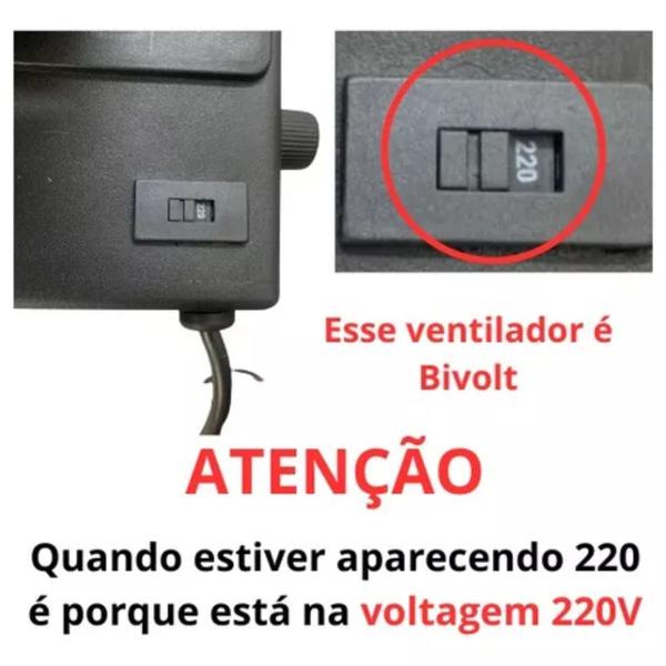 Imagem de Ventilador de Teto rotativo 360 linha Premium 60cm grade de aço Bivolt - Ventidelta