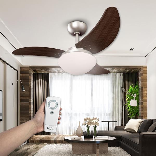 Imagem de Ventilador De Teto Solano Com Controle Remoto Compatível Com Alexa