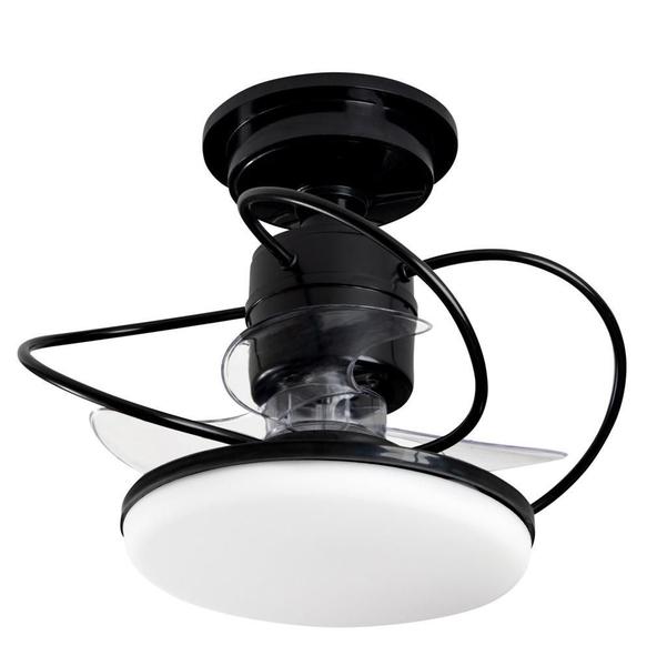 Imagem de Ventilador De Teto Treviso Preto Elegance Led Control Remoto