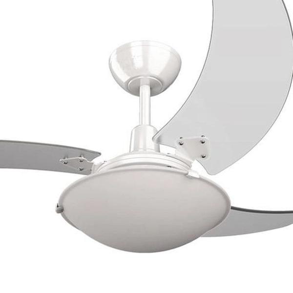 Imagem de Ventilador de Teto Tron Aura Branco com Pás Transparentes 130W 127V