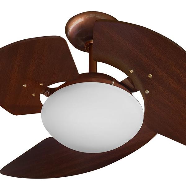 Imagem de Ventilador De Teto Tron Aventador Stilo 3 Pás Tabaco / Cobre 127V