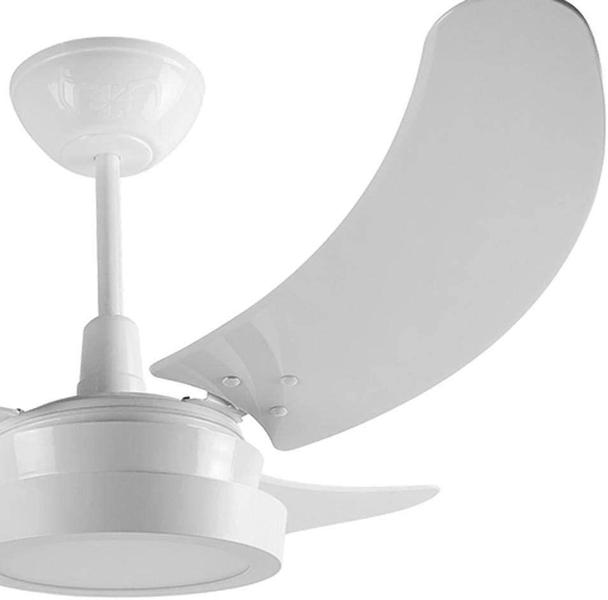 Imagem de Ventilador de Teto Tron Búzios Max com Luminária 127v Branco