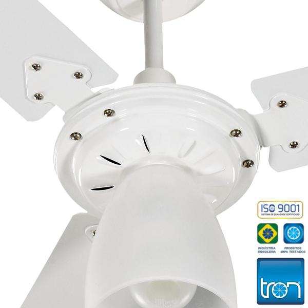 Imagem de Ventilador de Teto Tron Marbela 220v 130w Branco