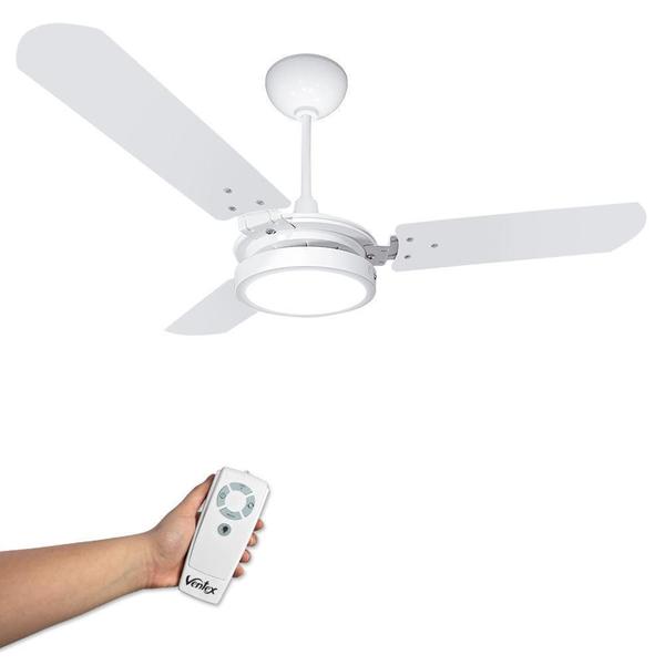 Imagem de Ventilador De Teto Valen Led Branco 127V Com Controle Ventex