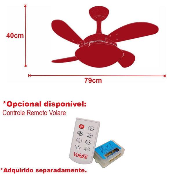 Imagem de Ventilador de Teto Ventax Uno Mini 4 Pás Branco Moderno 220V