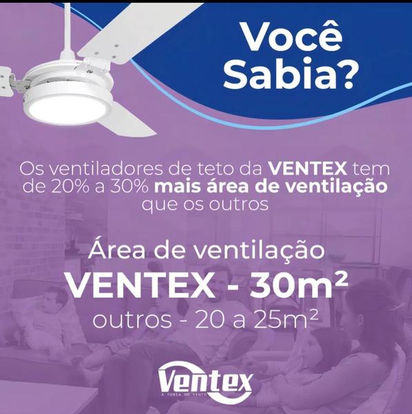 Imagem de Ventilador de teto Ventex Yris 127V