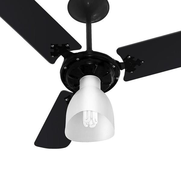 Imagem de Ventilador De Teto Venti-Delta New Delta Light Com 3 Pás Preto