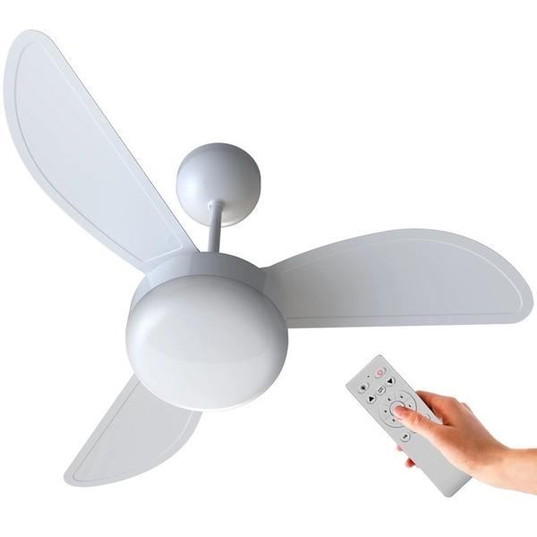 Ventilador de Teto Ventisol FĂȘnix Branco Inverter Controle Remoto, 6 Velocidades - Bivolt Ventilador de Teto Ventisol FĂȘnix Branco Inverter Controle Remoto, 6 Velocidades - Bivolt