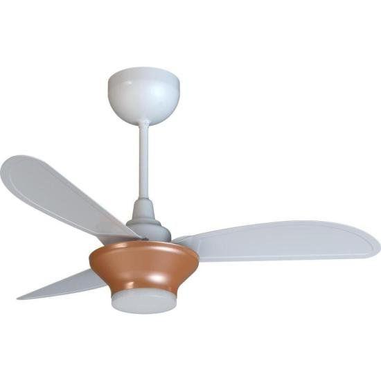 Imagem de Ventilador de Teto Ventisol Mistral 3 Pás Branco/Bronze Bivolt F002