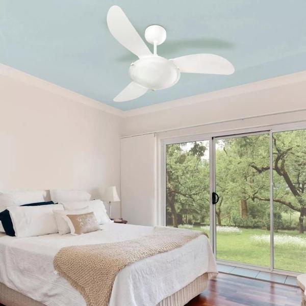 Imagem de Ventilador de Teto Ventisol Sunny Inverter com Controle Branco Bivolt