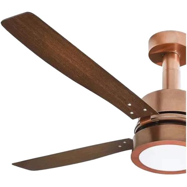 Imagem de Ventilador de Teto Vintage Led 3000K Cobre com 4 Pás de 110 Volts - 25-4116 - VENTI DELTA