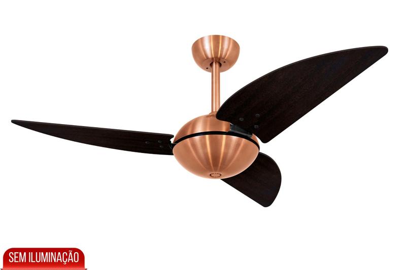 Imagem de Ventilador de Teto Volare Cobre Office Class Tabaco 127V