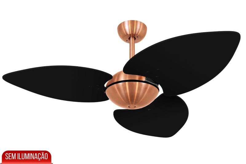 Imagem de Ventilador de Teto Volare Cobre Office Dunamis S3 Preto 110V