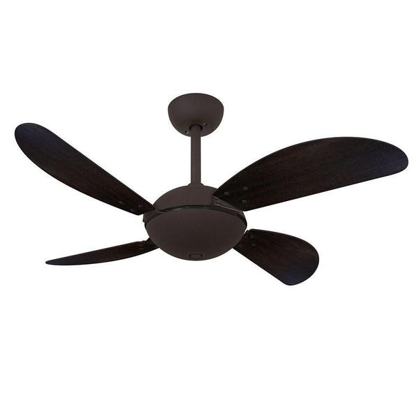 Imagem de Ventilador De Teto Volare Marrom Office 4 Pás 110V