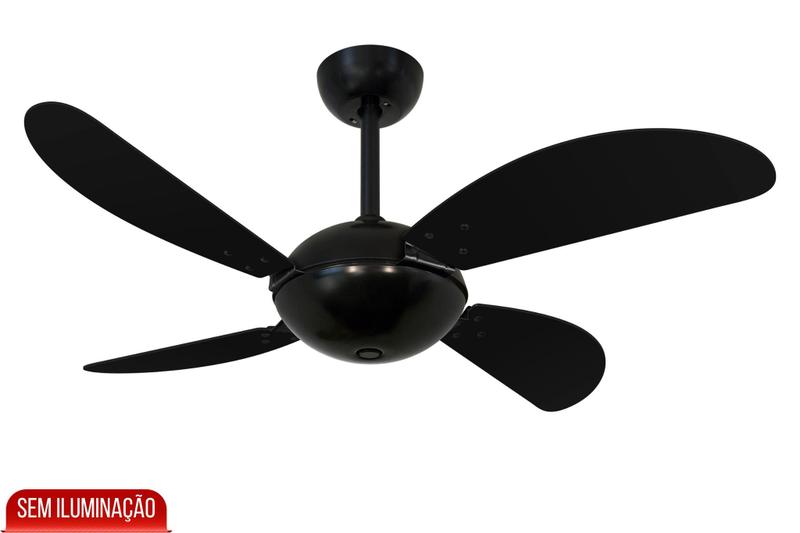 Imagem de Ventilador de Teto Volare Nero Preto Fly Office Preto 127V