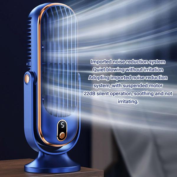 Imagem de Ventilador de torre Heayzoki Table 5 Speeds Ultra Quiet Blue