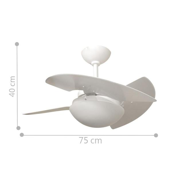 Imagem de Ventilador Florença 3 Pás 220V Branco e Controle