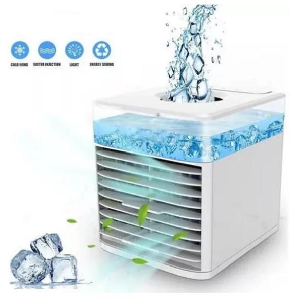 Imagem de Ventilador Humidificador e Climatizador Portátil com Led MINI